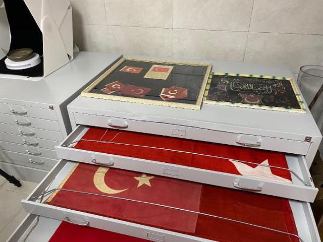 Türkiye'nin ilk milli bayrak müzesinde 'tarih' sergileniyor