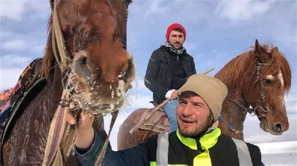 30 santimetre karda cirit şovu 30 santimetre karda cirit şovu