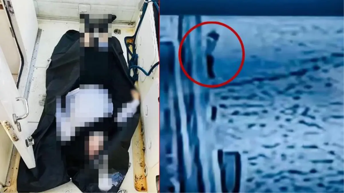 Vapurdan atlayarak canına kıyan kadının intiharı kamerada