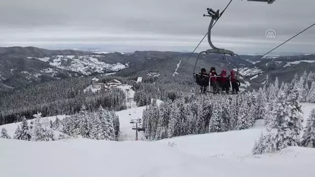 KASTAMONU - Ilgaz Dağı'nda kayak sezonu başladı KASTAMONU - Ilgaz Dağı'nda kayak sezonu başladı