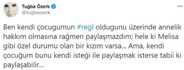 Kızının regl olduğunu duyurduğu için tepki çeken Ceyda Düvenci, ünlüleri ikiye böldü Kızının regl olduğunu duyurduğu için tepki çeken Ceyda Düvenci, ünlüleri ikiye böldü