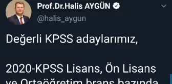 KPSS branş sıralamaları güncellendi