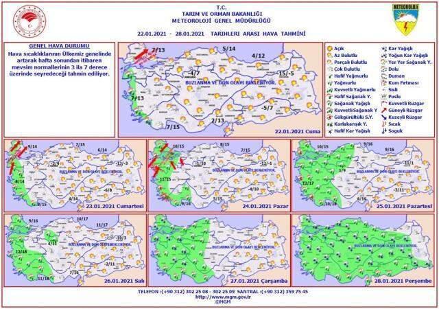 Meteoroloji'den 28 Ocak'ta İstanbul için kar uyarısı