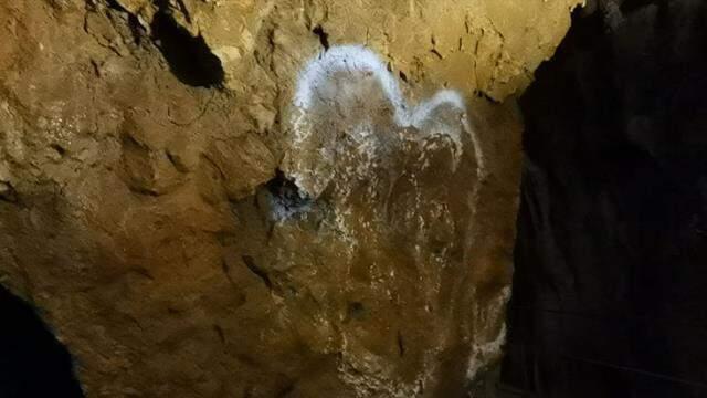 3 milyon yıllık mağaranın duvarları yazı tahtasına döndü 3 milyon yıllık mağaranın duvarları yazı tahtasına döndü