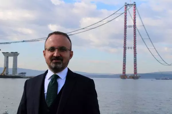 AK Partili Turan'dan Çanakkale Köprüsü müjdesi: Yıl sonunda araçla karşıya geçeceğiz AK Partili Turan'dan Çanakkale Köprüsü müjdesi: Yıl sonunda araçla karşıya geçeceğiz