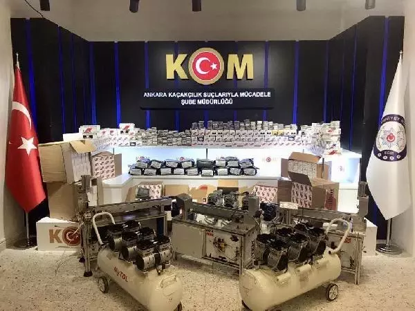 Son dakika haberleri... Ankara'da kaçakçılık operasyonu: 9 gözaltı Son dakika haberleri... Ankara'da kaçakçılık operasyonu: 9 gözaltı