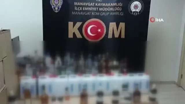 Antalya'da kaçak içki operasyonu: 2 gözaltı Antalya'da kaçak içki operasyonu: 2 gözaltı