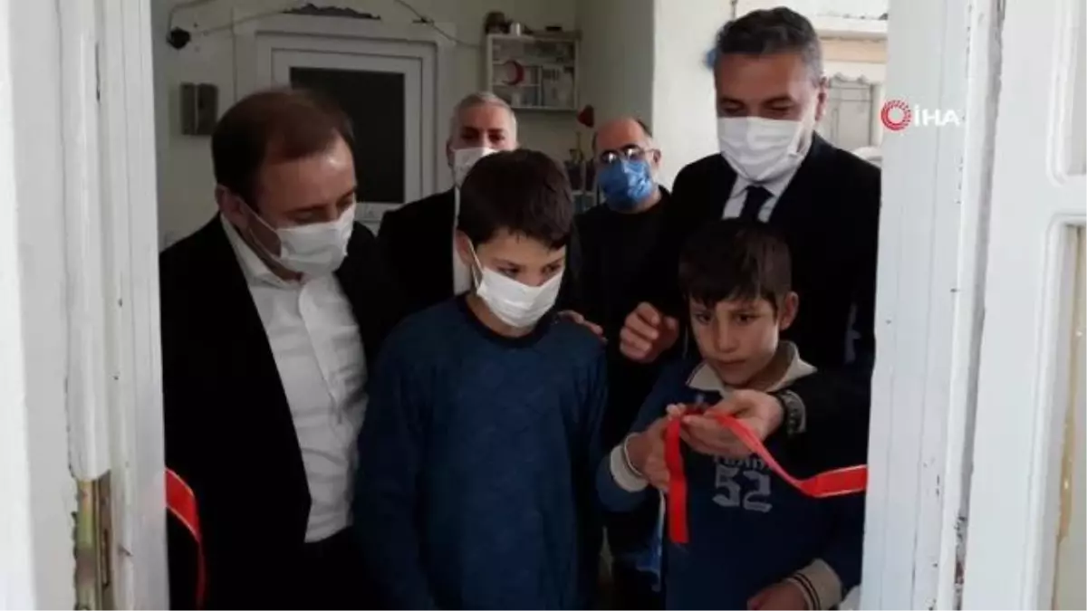 Araban'da yetim ve öksüz çocukların yüzleri gülüyor
