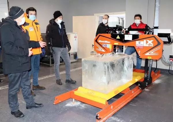 Buzun sanata dönüştüğü müze Buzun sanata dönüştüğü müze