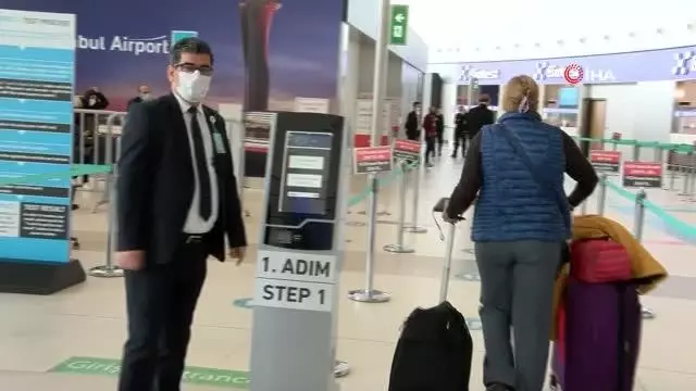 İstanbul Havalimanı'nda antikor testi uygulaması başladı İstanbul Havalimanı'nda antikor testi uygulaması başladı