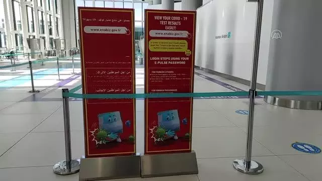 İstanbul Havalimanı'nda antikor testi uygulaması başladı İstanbul Havalimanı'nda antikor testi uygulaması başladı