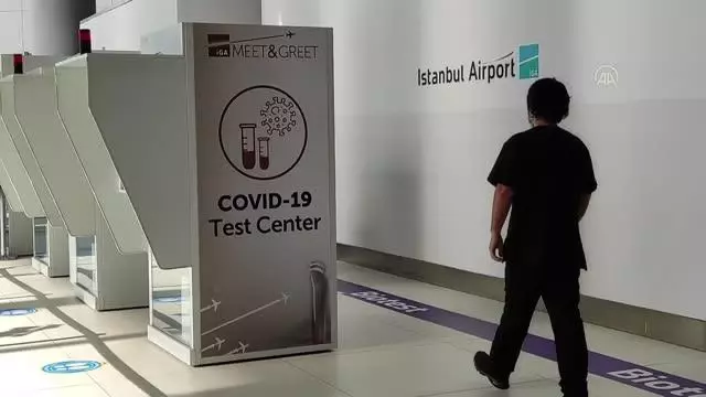 İstanbul Havalimanı'nda antikor testi uygulaması başladı İstanbul Havalimanı'nda antikor testi uygulaması başladı