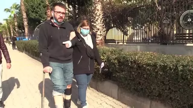 Komşusu tarafından darbedildiğini öne süren gazi suç duyurusunda bulundu