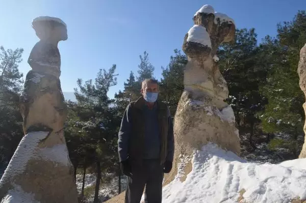 Son dakika haber | Savaştepe'nin peri bacaları doğal güzelliğiyle dikkat çekiyor