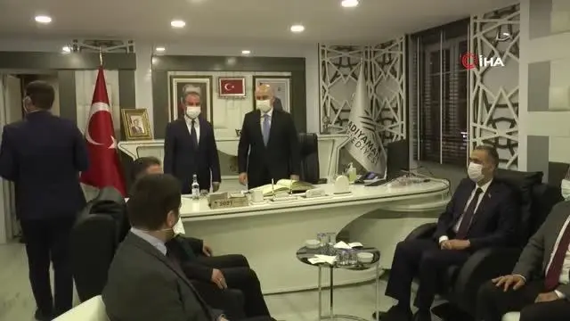 Son dakika haberleri! Ulaştırma ve Altyapı Bakanı Karaismailoğlu, Adıyaman Belediyesini ziyaret etti Son dakika haberleri! Ulaştırma ve Altyapı Bakanı Karaismailoğlu, Adıyaman Belediyesini ziyaret etti