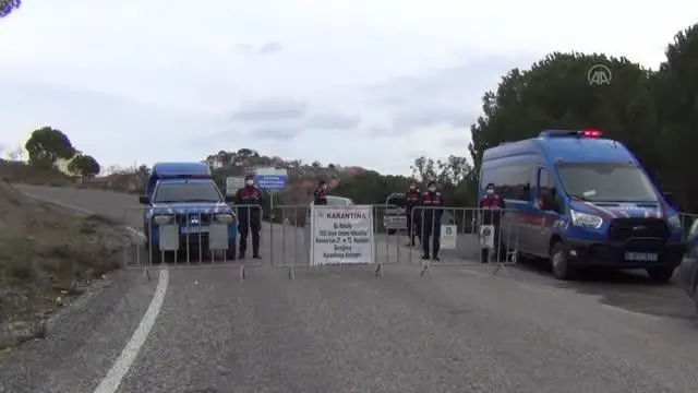 Son dakika haber... BALIKESİR - Ayvalık ilçesinde bir mahalle karantinaya alındı