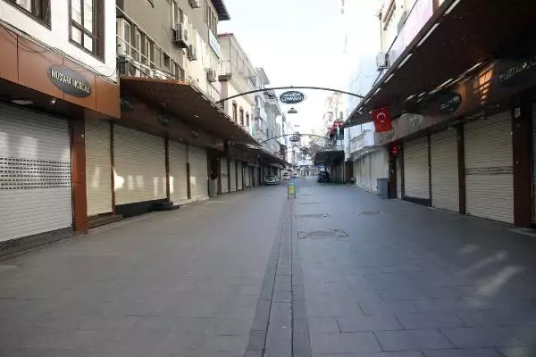 Gaziantep'te kısıtlamanın ilk günü sessizlik hakim Gaziantep'te kısıtlamanın ilk günü sessizlik hakim
