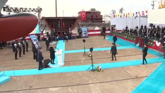 Son dakika haberleri | Cumhurbaşkanı Erdoğan, İstanbul Fırkateyni'nin Denize İniş Töreni'nde konuştu: (2) Son dakika haberleri | Cumhurbaşkanı Erdoğan, İstanbul Fırkateyni'nin Denize İniş Töreni'nde konuştu: (2)
