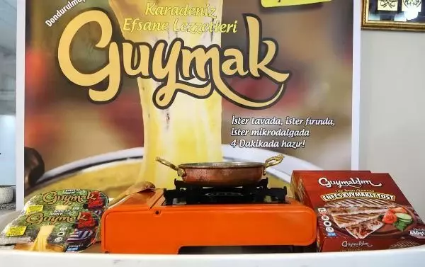 Karadeniz'in ünlü lezzeti 'kuymak' donduruldu, dünyaya satılıyor Karadeniz'in ünlü lezzeti 'kuymak' donduruldu, dünyaya satılıyor