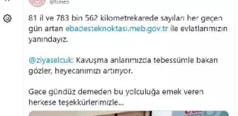 Bakan Selçuk'tan 'EBA destek nokları' teşekkürü