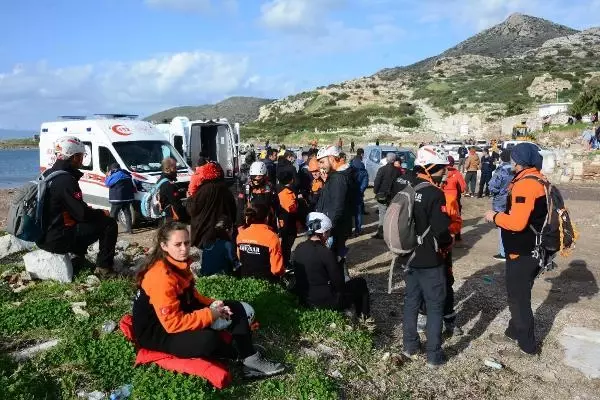 Datça'da balıkçı teknesi alabora oldu: 4 balıkçı kurtuldu, 1 kişi kayıp (2)