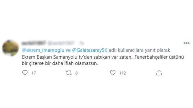 Ekrem İmamoğlu'nun Galatasaray bağış kampanyası Fenerbahçeli taraftarları kızdırdı