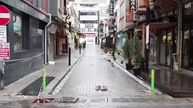 Cadde ve sokaklarda sessizlik hakim Cadde ve sokaklarda sessizlik hakim