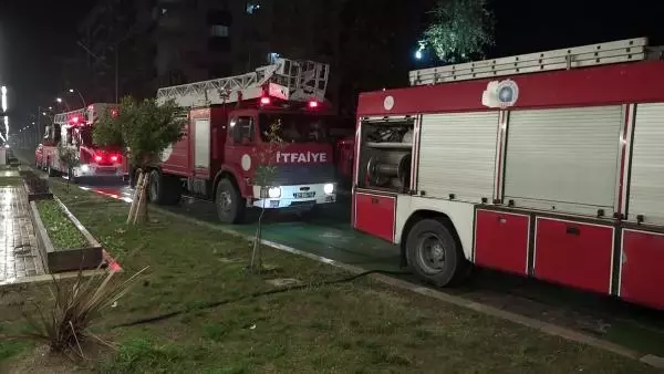 Klimadan çıkan yangın paniğe neden oldu Klimadan çıkan yangın paniğe neden oldu
