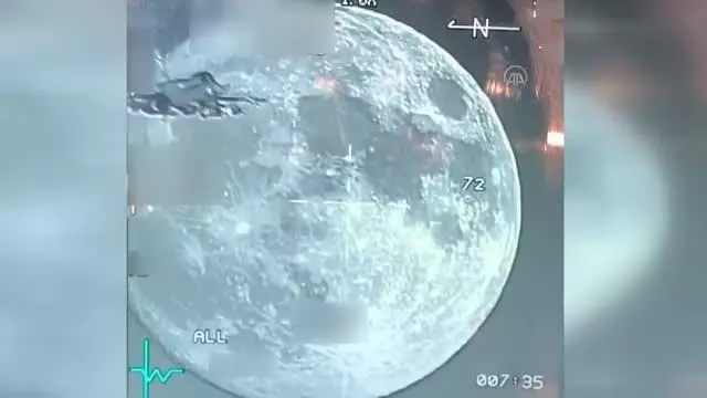 MSB, F-16 uçağının gece uçuşu sırasında sniper poda yansıyan dolunay görüntüsünü paylaştı MSB, F-16 uçağının gece uçuşu sırasında sniper poda yansıyan dolunay görüntüsünü paylaştı