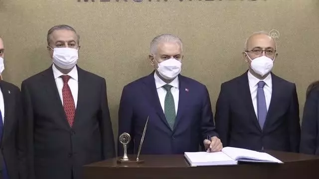 Hazine ve Maliye Bakanı Lütfi Elvan'dan, Vali Ali İhsan Su'ya ziyaret Hazine ve Maliye Bakanı Lütfi Elvan'dan, Vali Ali İhsan Su'ya ziyaret