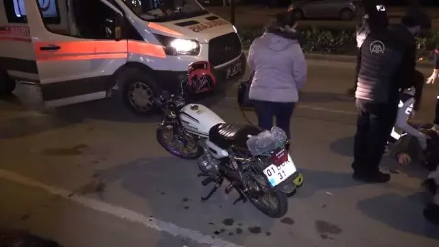 Otomobil ile motosiklet çarpıştı: 1 yaralı Otomobil ile motosiklet çarpıştı: 1 yaralı