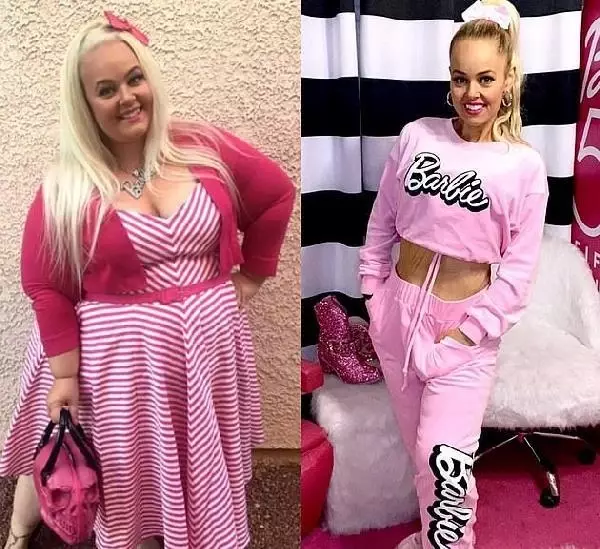Sosyal medya fenomeni, barbie bebeğe benzemek için 90 kilo verdi Sosyal medya fenomeni, barbie bebeğe benzemek için 90 kilo verdi
