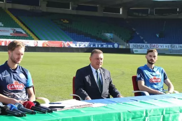 Çaykur Rizespor'da Erik Sabo ve Damjan Dokovic imzaladı Çaykur Rizespor'da Erik Sabo ve Damjan Dokovic imzaladı