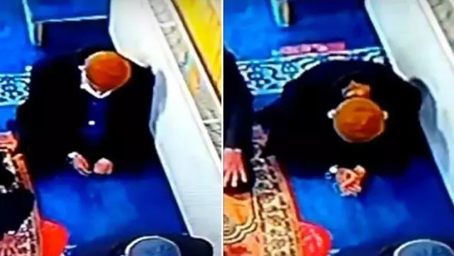 Erbakan'ın yol arkadaşı Derviş Yıldırım, namaz kıldığı sırada hayatını kaybetti! Vefat anı güvenlik kamerasına yansıdı Erbakan'ın yol arkadaşı Derviş Yıldırım, namaz kıldığı sırada hayatını kaybetti! Vefat anı güvenlik kamerasına yansıdı