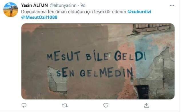 Phenomenon series Çukur referred to Fenerbahçe's transfer to Mesut Özil Phenomenon series Çukur referred to Fenerbahçe's transfer to Mesut Özil