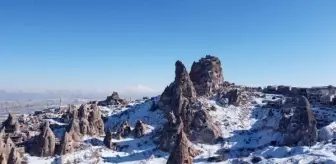 Kar altında bir masal diyarı; Kapadokya