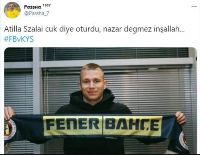 Szalai'nin ilk maçındaki performansı, Fenerbahçeli taraftarların beğenisini kazandı Szalai'nin ilk maçındaki performansı, Fenerbahçeli taraftarların beğenisini kazandı