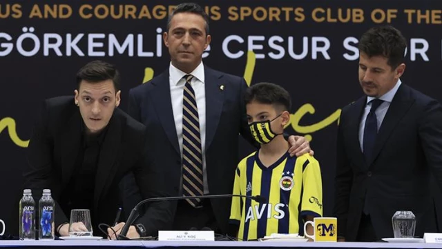 Ali Koç, imza töreninde Mesut Özil transferinin tüm detaylarını anlattı ve Acun Ilıcalı'ya teşekkür etti