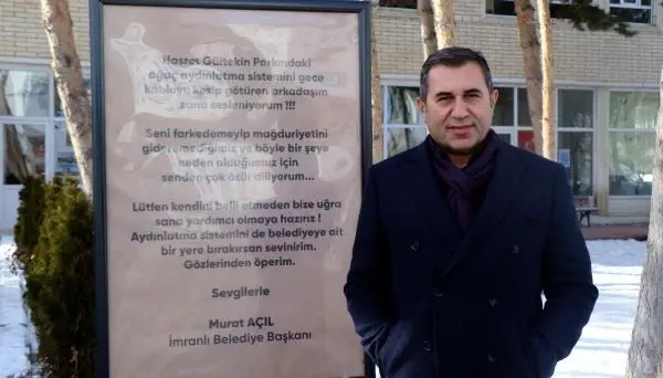 Aydınlatma sistemini çalan şüpheliye, belediye başkanından anlamlı çağrı Aydınlatma sistemini çalan şüpheliye, belediye başkanından anlamlı çağrı