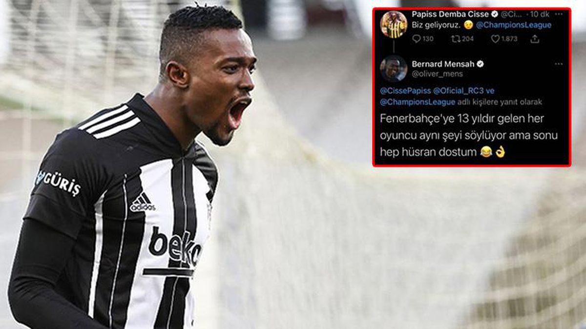 Beşiktaşlı Mensah'ın F.Bahçe'yle ilgili sözleri ortalığı karıştırdı! Gerçek sonradan anlaşıldı
