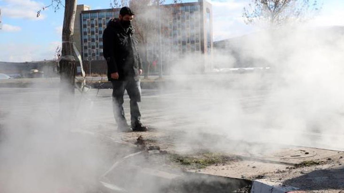 Burası İzlanda değil Yozgat! Yol kenarlarından çıkan buharları ilk kez görenler şaşırıp kalıyor