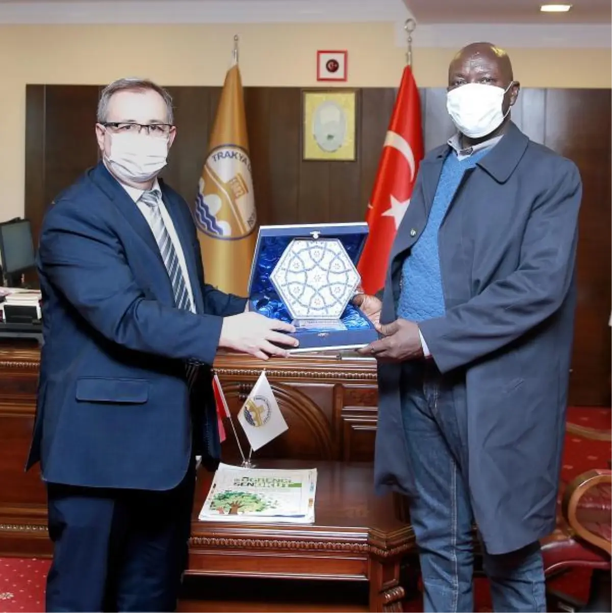 Son dakika haber... Çad Cumhurbaşkanı adayı Djeraki, mezunu olduğu Trakya Üniversitesi'ni ziyaret etti