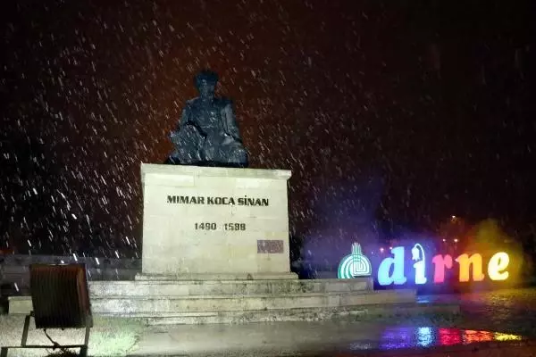 Edirne'de kar yağışı Edirne'de kar yağışı