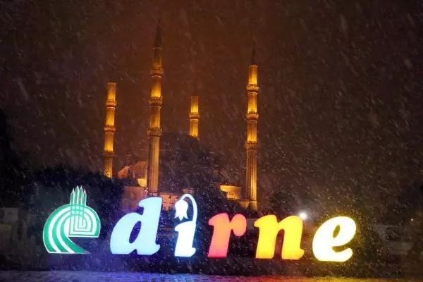 Edirne'de kar yağışı Edirne'de kar yağışı