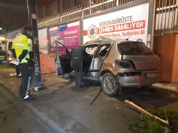 Eyüpsultan'da trafik kazası: 2 yaralı Eyüpsultan'da trafik kazası: 2 yaralı