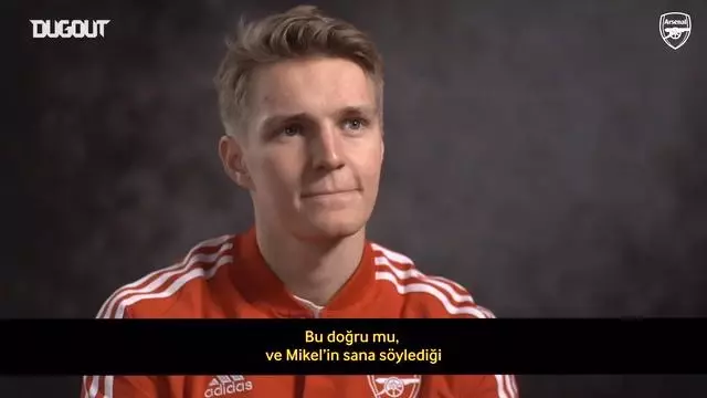 Martin Odegaard'ın Arsenal'deki İlk Röportajı Martin Odegaard'ın Arsenal'deki İlk Röportajı