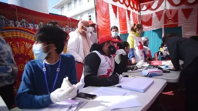 Son dakika! Nepal'de Kovid-19'a karşı aşılama başladı Son dakika! Nepal'de Kovid-19'a karşı aşılama başladı