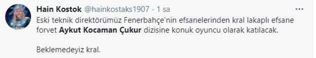 It was claimed that Aykut Kocaman will take a role in Çukur after the resulting photo.