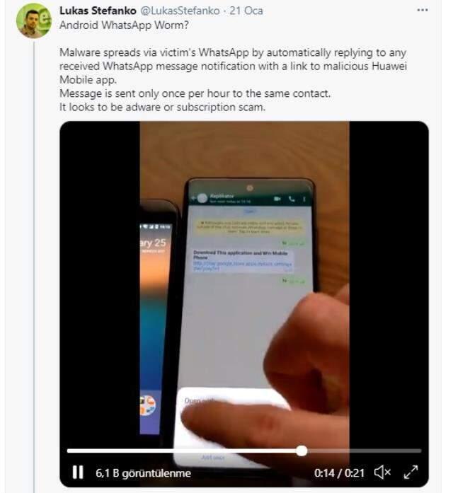 WhatsApp'ta virüs alarmı! Tüm kontrolü ele geçiriyor WhatsApp'ta virüs alarmı! Tüm kontrolü ele geçiriyor