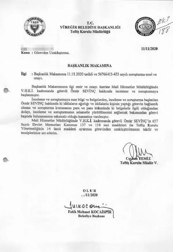 Yüreğir Belediyesi'nin hesabından 792 bin lira vurgun yapan memur tutuklandı Yüreğir Belediyesi'nin hesabından 792 bin lira vurgun yapan memur tutuklandı